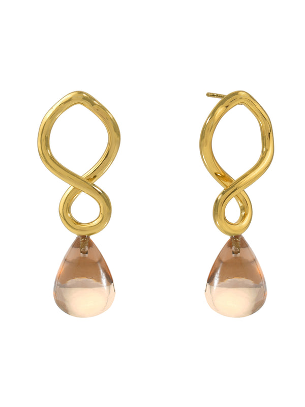 Shyla Corsica Earrings Champagne