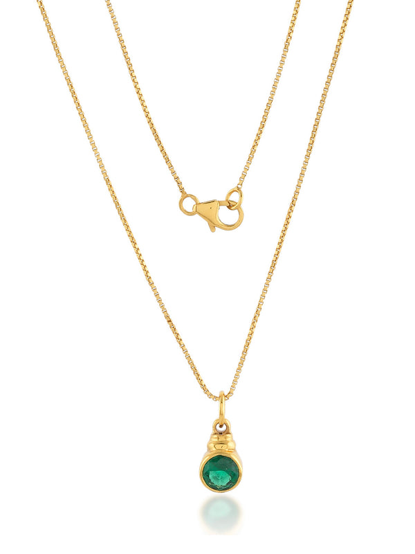 Shyla Estelle Necklace Emerald