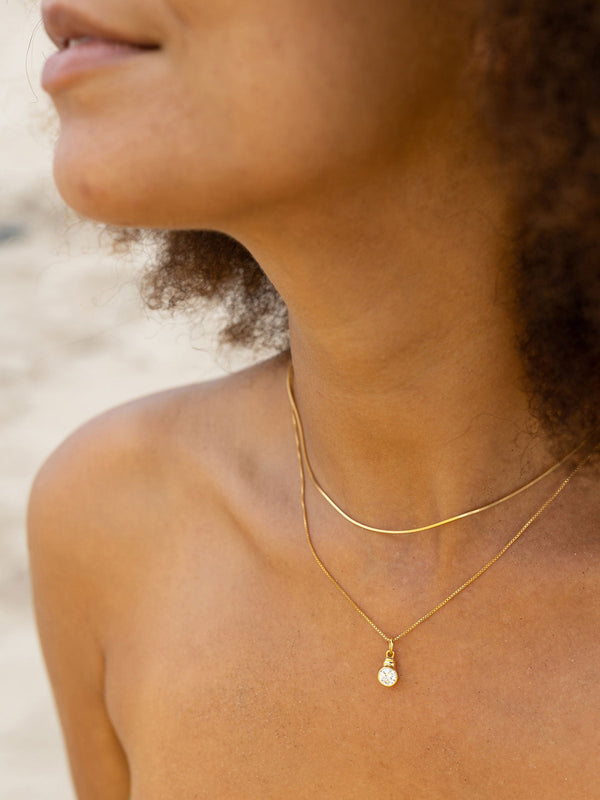 Shyla Estelle Necklace Emerald