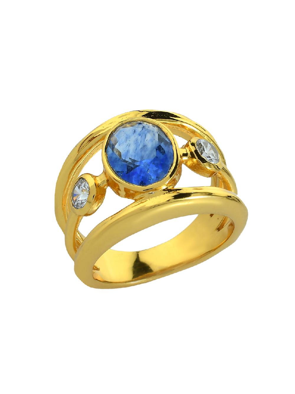 shyla Gigi Ring Dark Blue