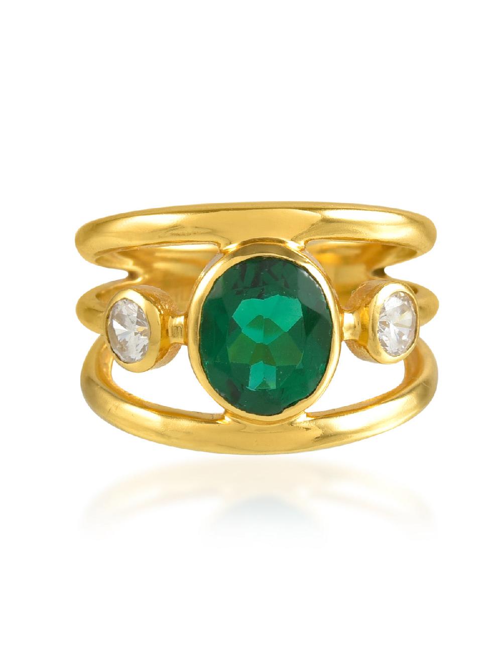 shyla Gigi Ring Emerald