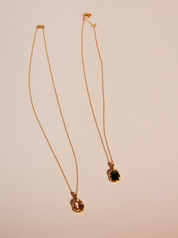 Shyla Medina Necklace Emerald