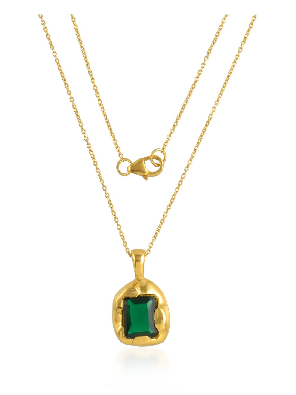 shyla Medina Necklace Emerald