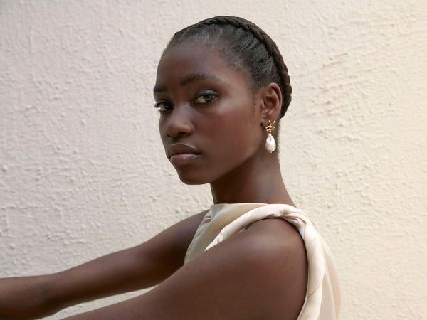 Shyla Nuria Earrings Pearl