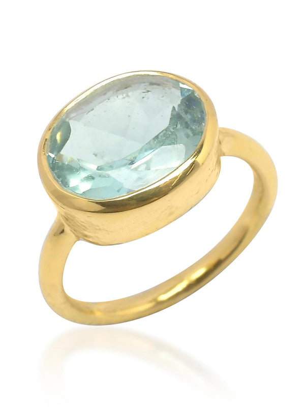 Shyla Oval Chunky Light Blue