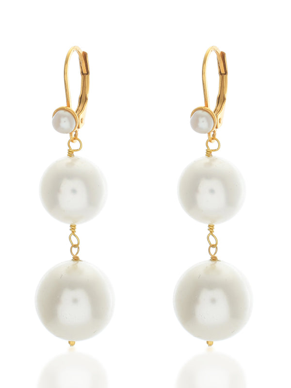 Shyla Pernille Earrings Pearl
