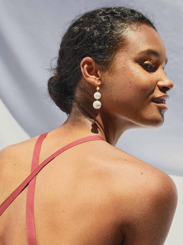 Shyla Pernille Earrings Pearl