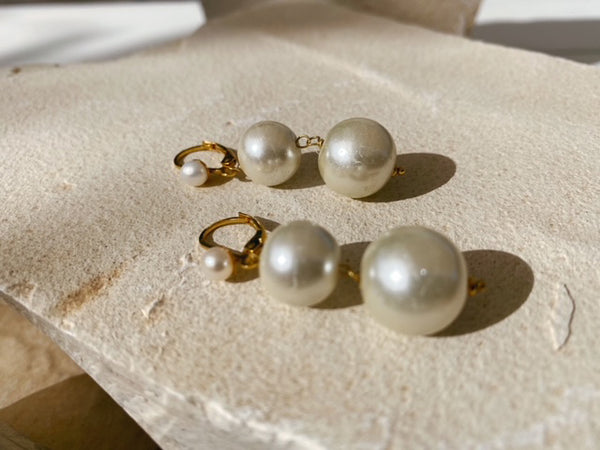 Shyla Pernille Earrings Pearl