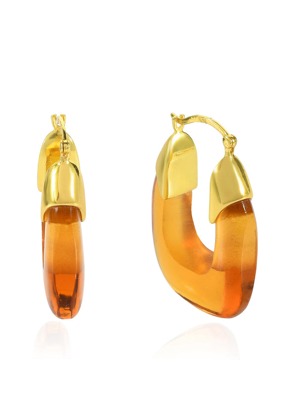 Shyla Rafelli Earrings Citrine
