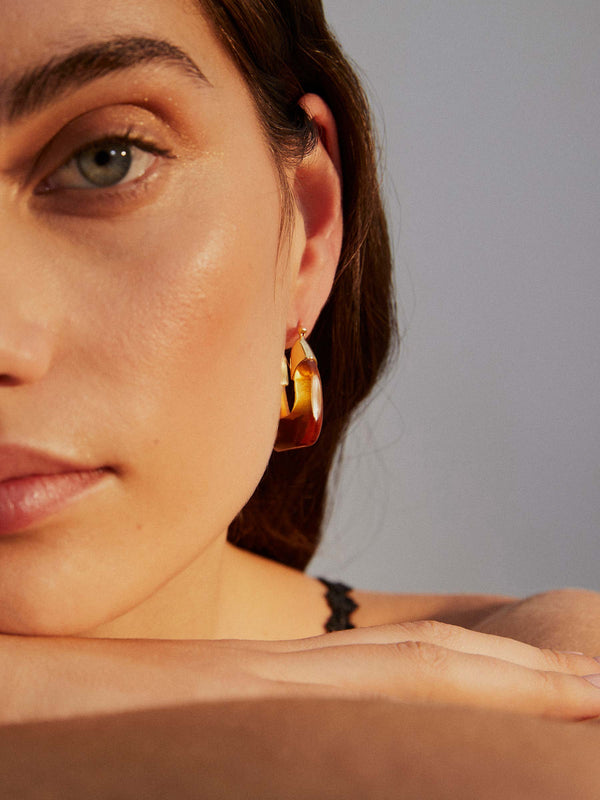 Shyla Rafelli Earrings Citrine
