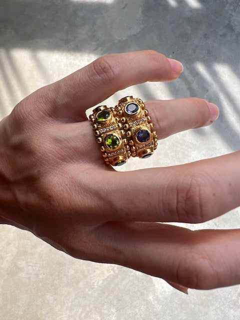 Shyla Roma Ring Green