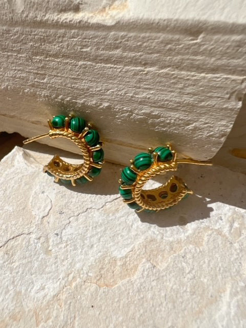Shyla Rosalia Hoops Malachite