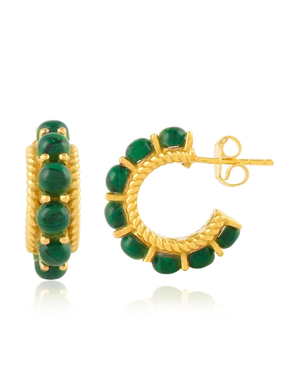 shyla Rosalia Hoops Malachite