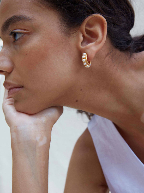 Shyla Rosalia Hoops Pearl