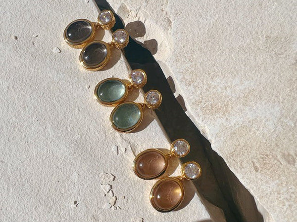 Shyla Serena Earrings Champagne