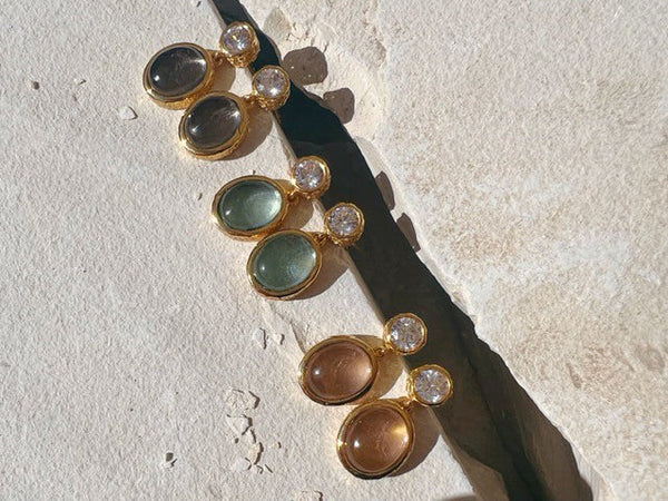 Shyla Serena Earrings Citrine