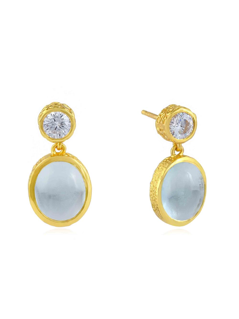 shyla Serena Earrings Light Blue