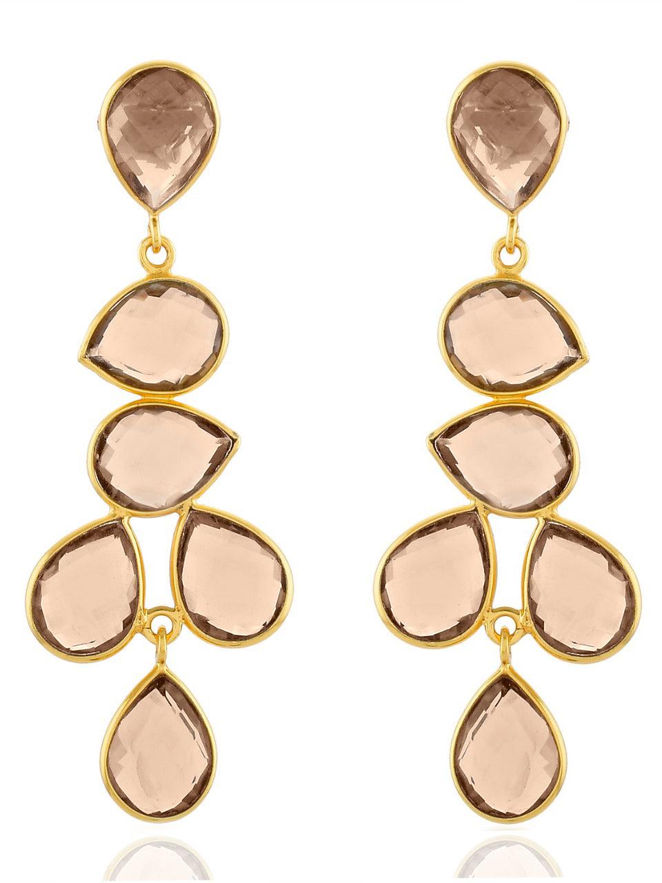 shyla Sheena Earrings Champagne