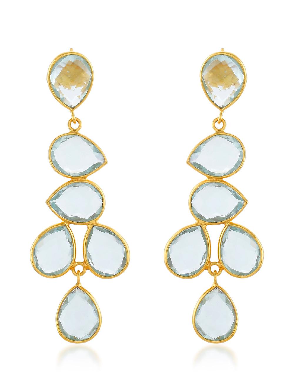 shyla Sheena Earrings Light Blue