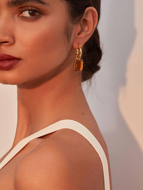 Shyla Sorrento Earrings Citrine