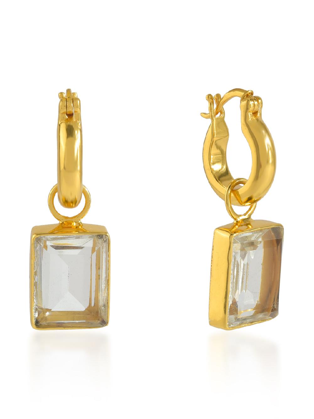 shyla Sorrento Earrings Clear