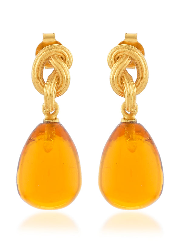 Shyla Synthea Earrings Citrine