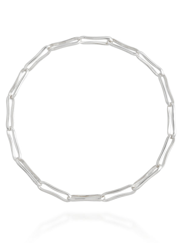 Shyla The Chunky Link Necklace Silver