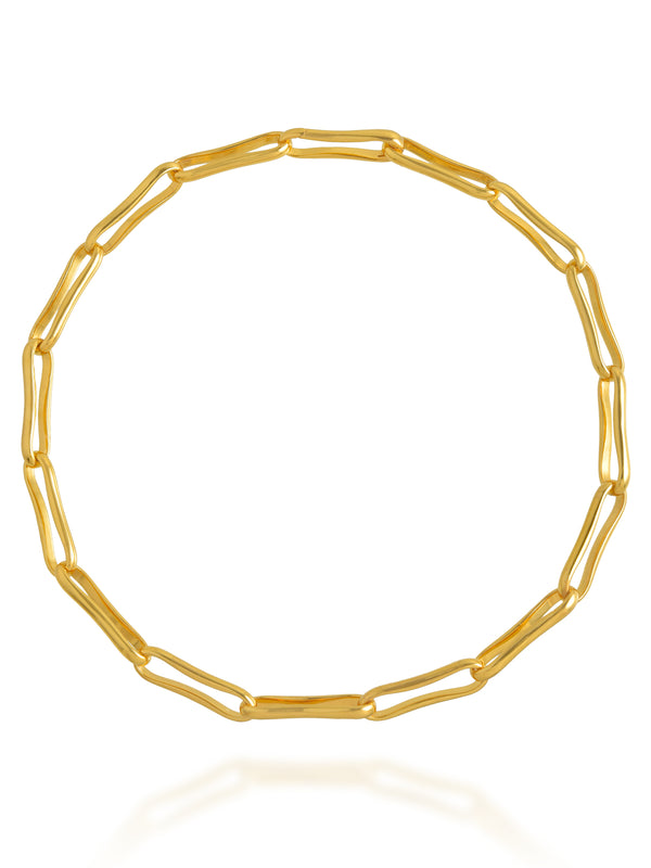 Shyla The Chunky Link Necklace Silver