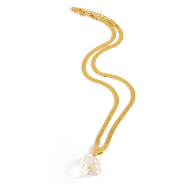 Shyla The Serpentine Necklace Baroque Pearl