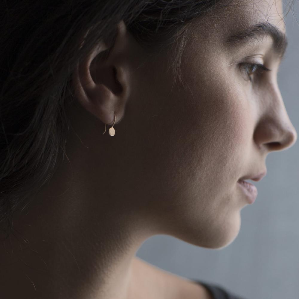 Sia Taylor 5mm Moon Drop Earrings