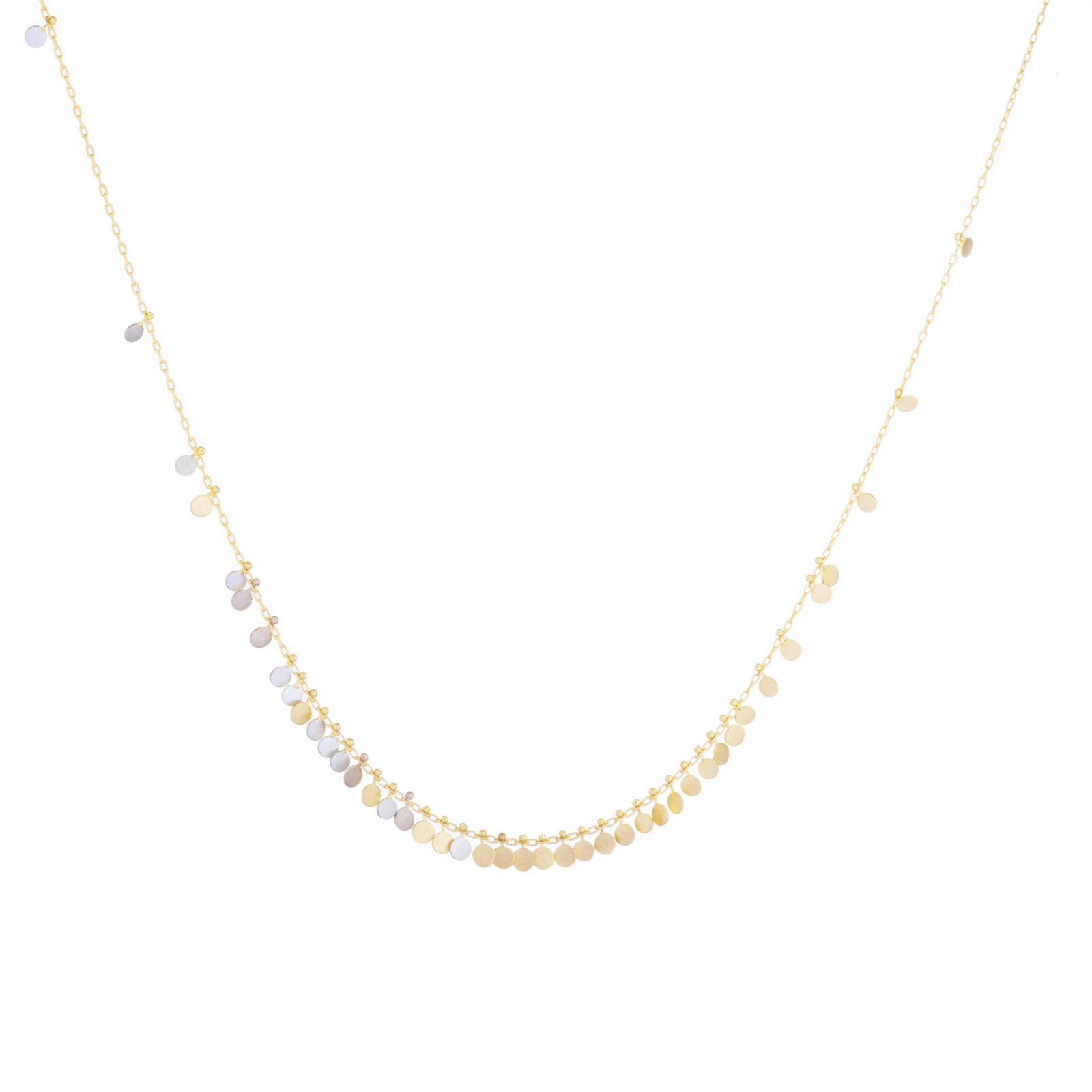 sia taylor Cool Dispersing Dots Arc Necklace