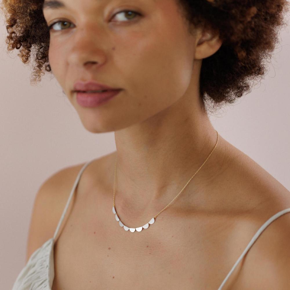 Sia Taylor Cool Half Moon Necklace