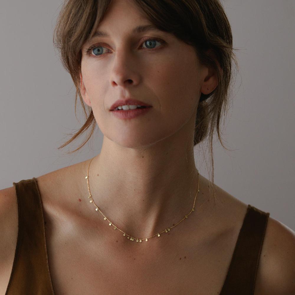 Sia Taylor Delicate Random Dots Necklace