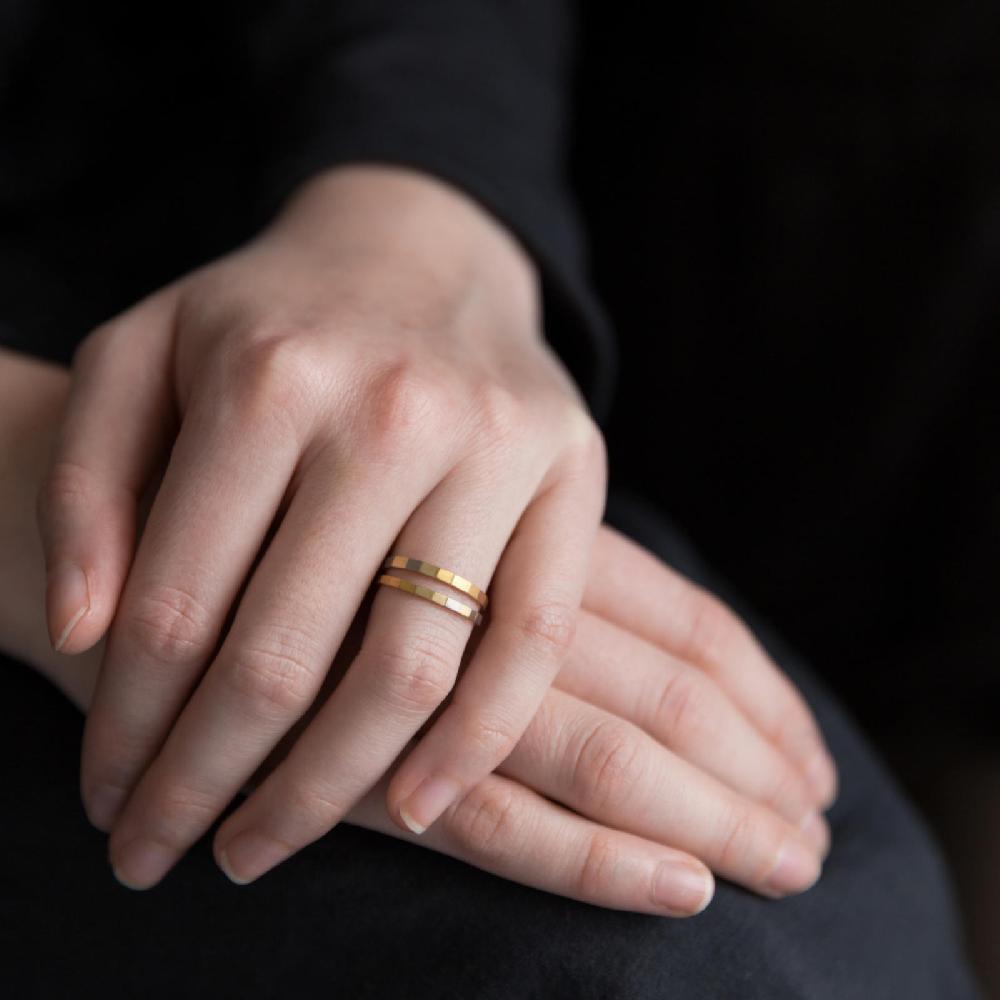 Sia Taylor Faceted Band - Size M 1/4