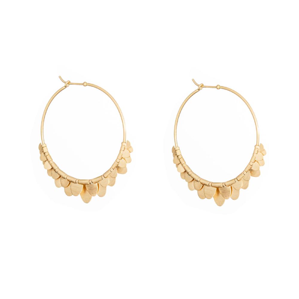 Sia Taylor Golden Flutter Hoops