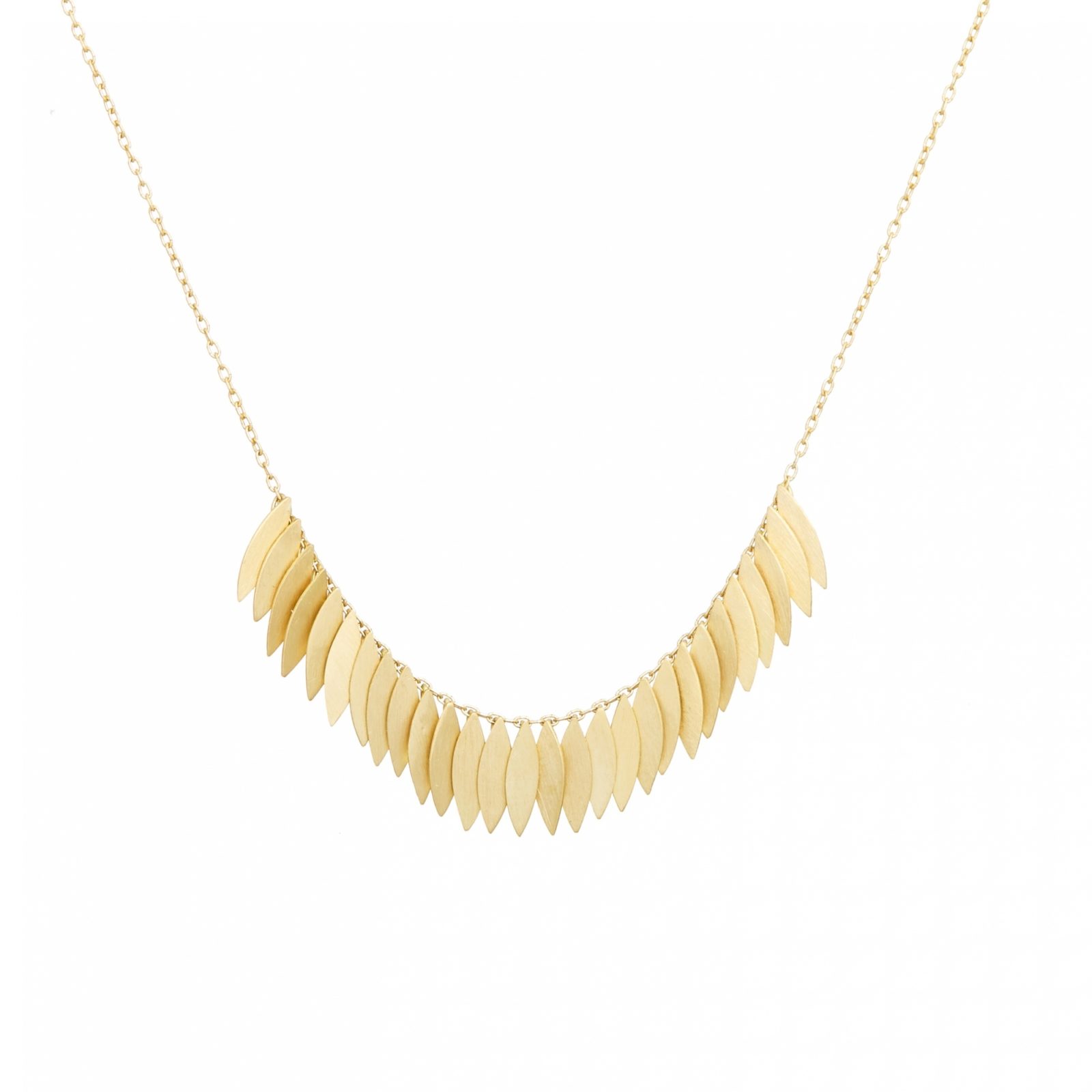 sia taylor Golden Leaf Arc Necklace
