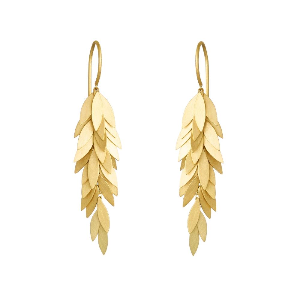 sia taylor Golden Leaf Earrings