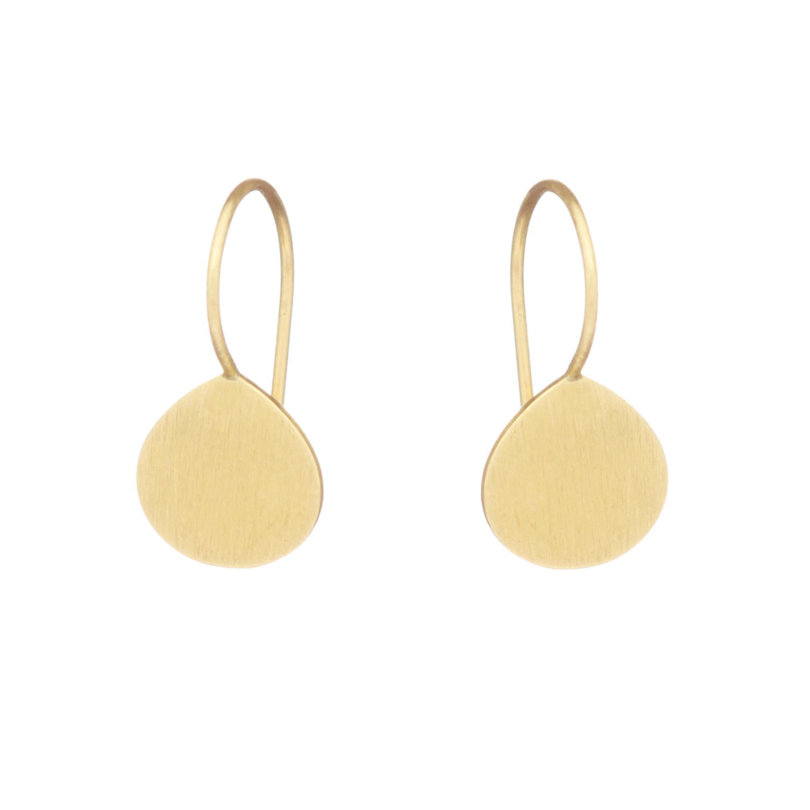 sia taylor Golden Plume Drop Earrings