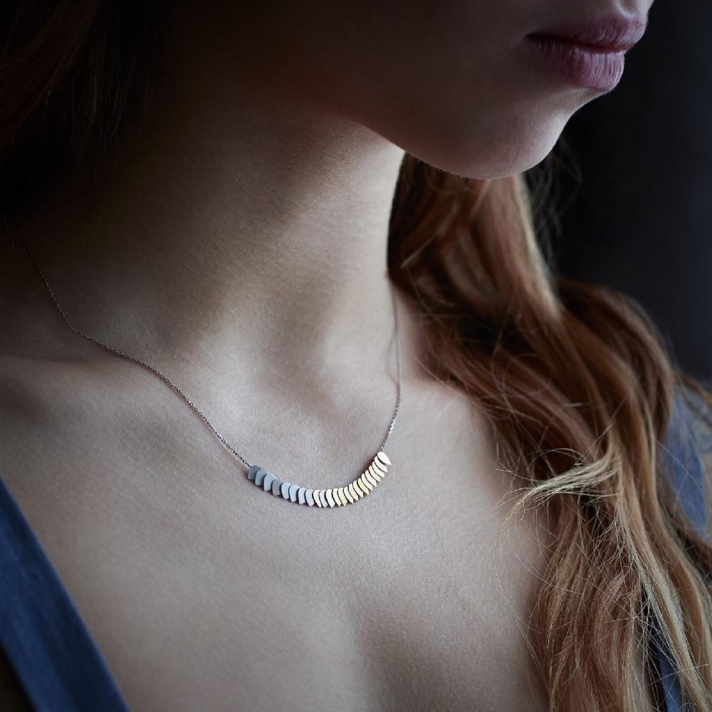 Sia Taylor Golden Rainbow Necklace