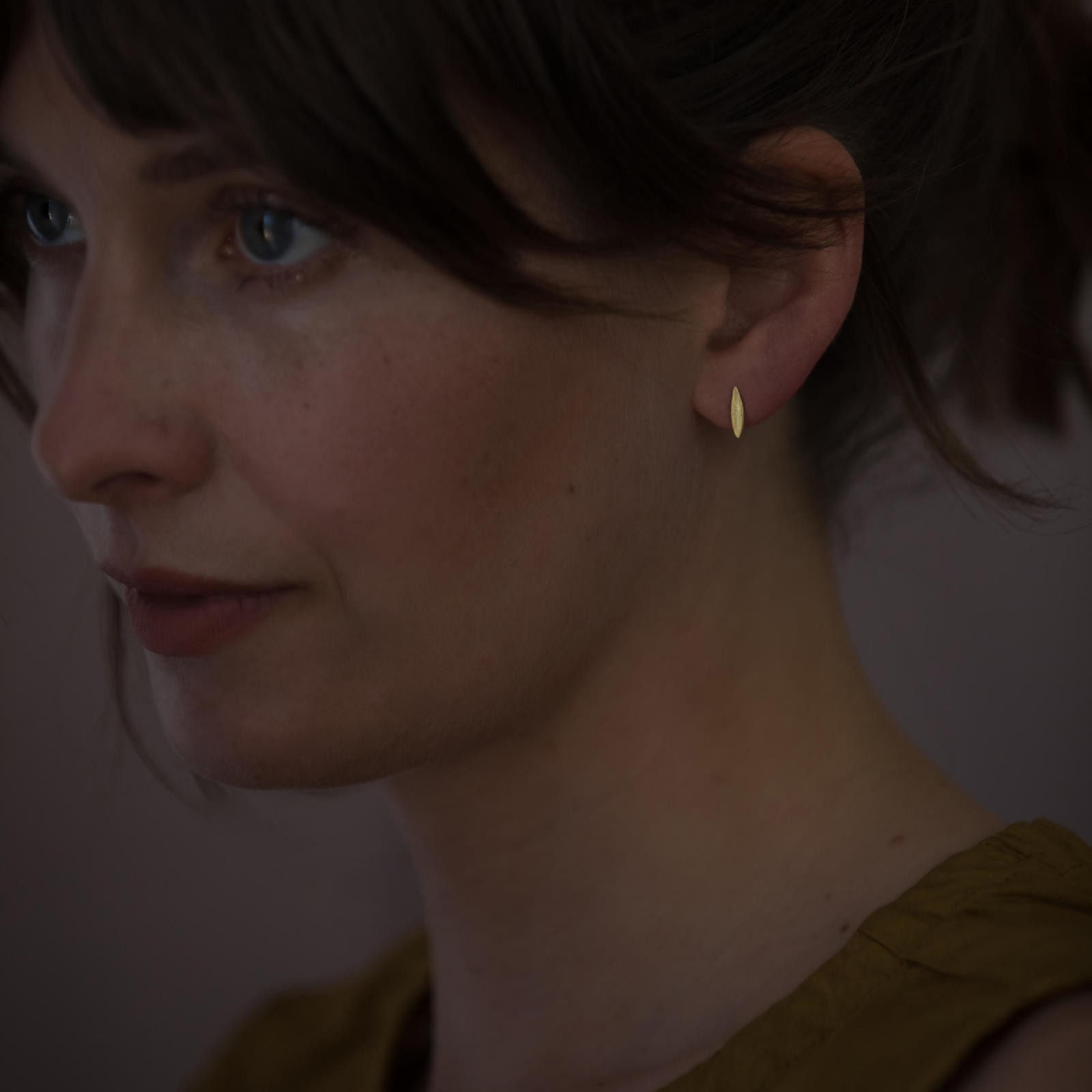 Sia Taylor Golden Seed Studs