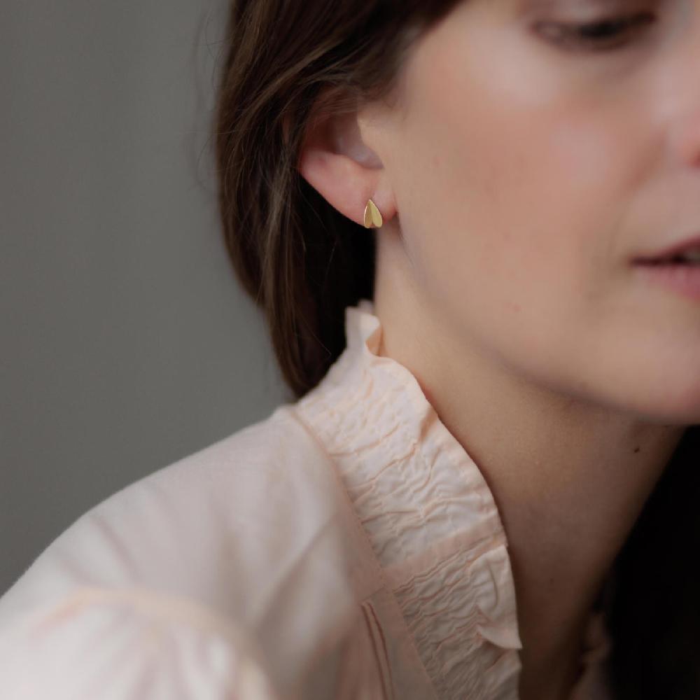 Sia Taylor Large Golden Wing Studs