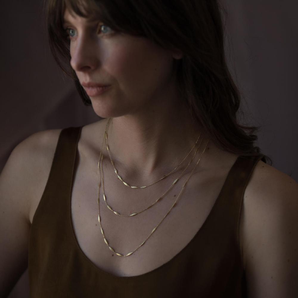 Sia Taylor Long Grass Seeds Necklace