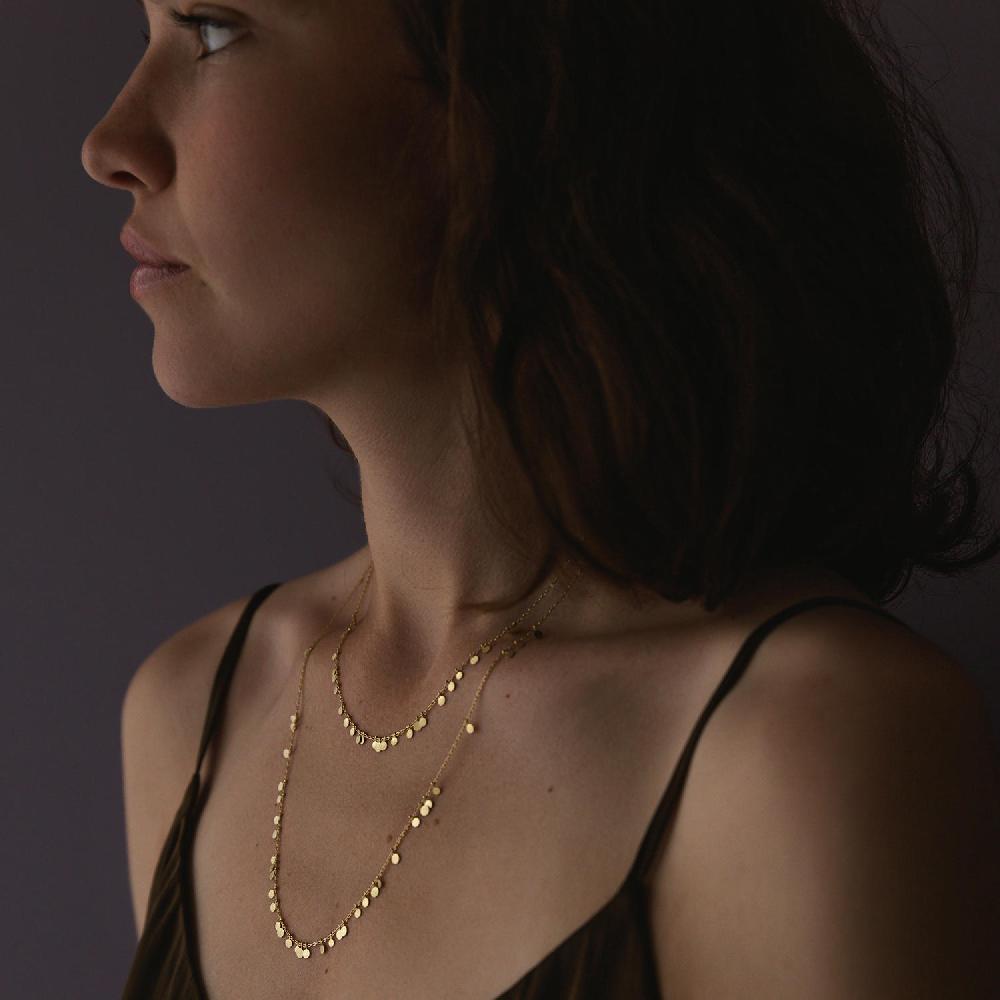 Sia Taylor Long Random Dots Necklace