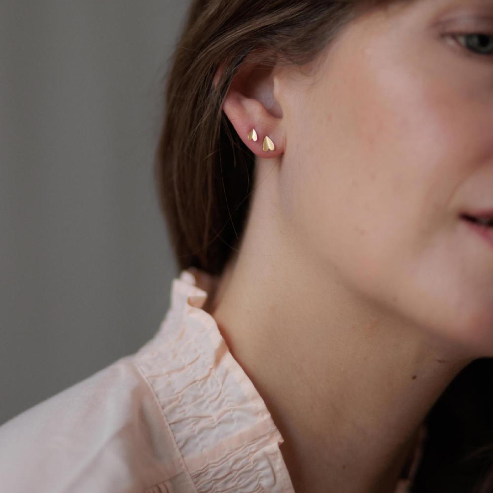 Sia Taylor Medium Golden Wing Studs