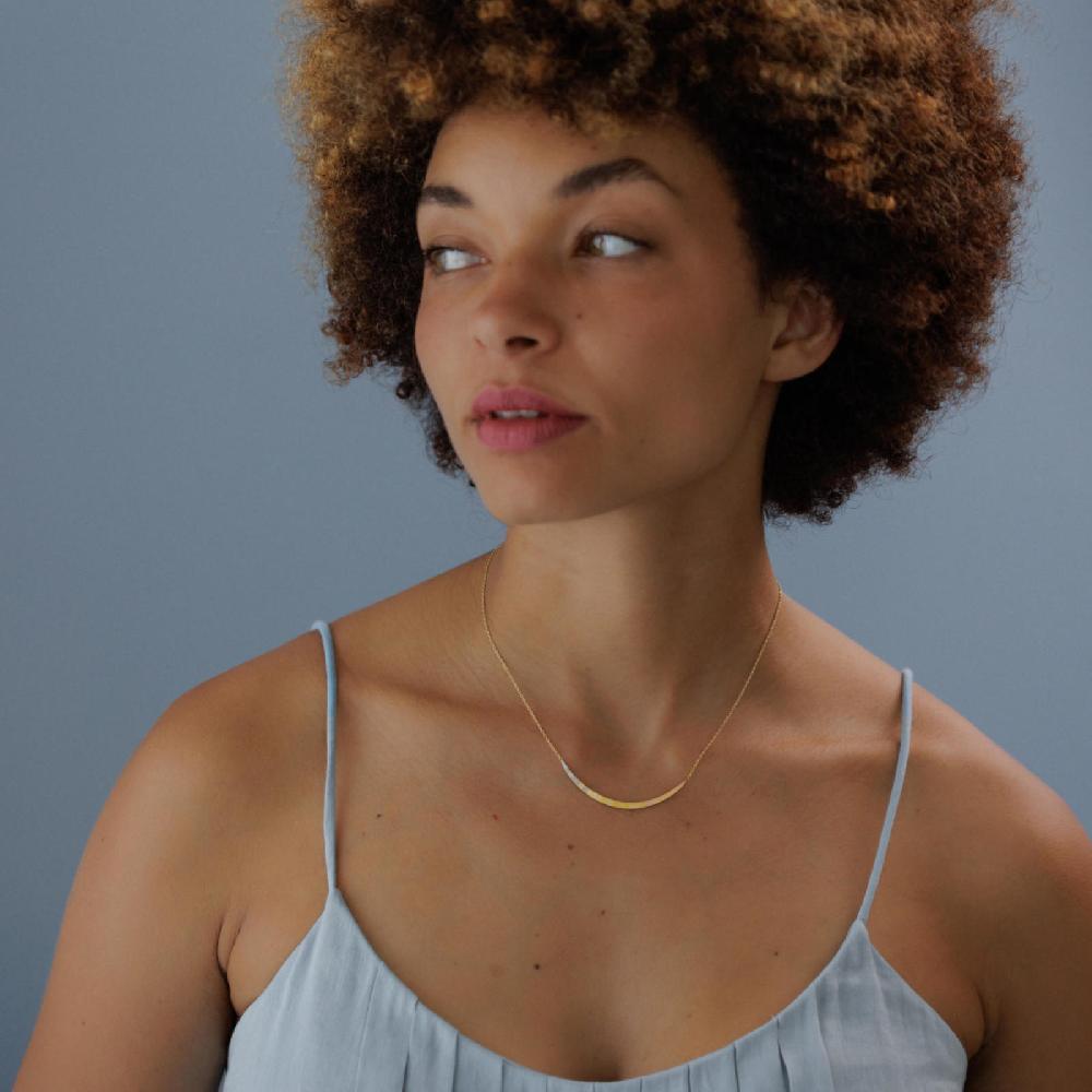 Sia Taylor Rainbow Crescent Pendant