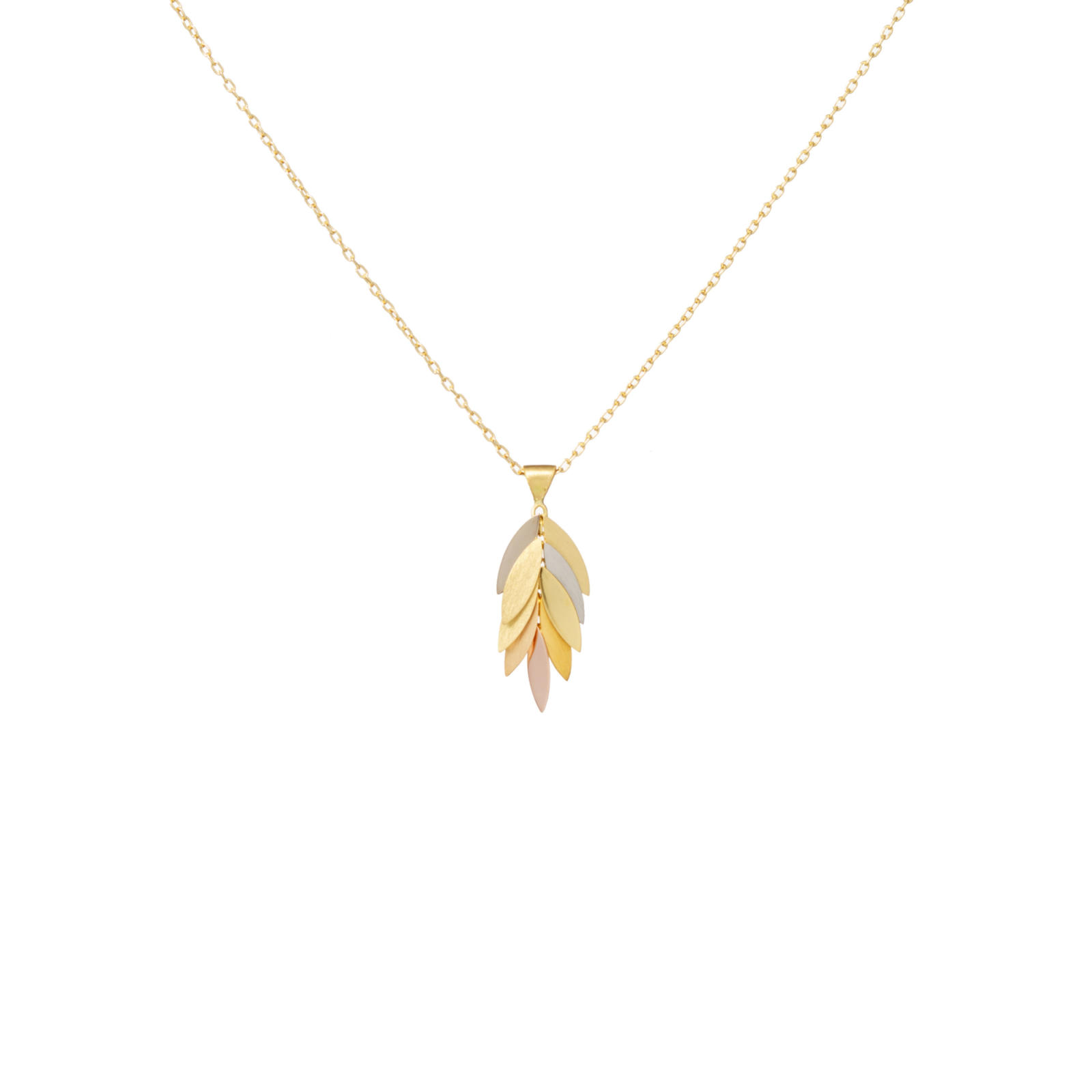 sia taylor Rainbow Falling Leaf Pendant