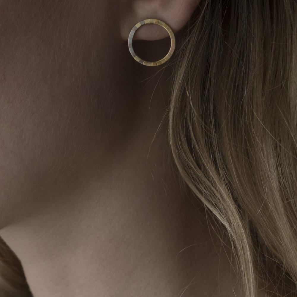 Sia Taylor Rainbow Halo Studs