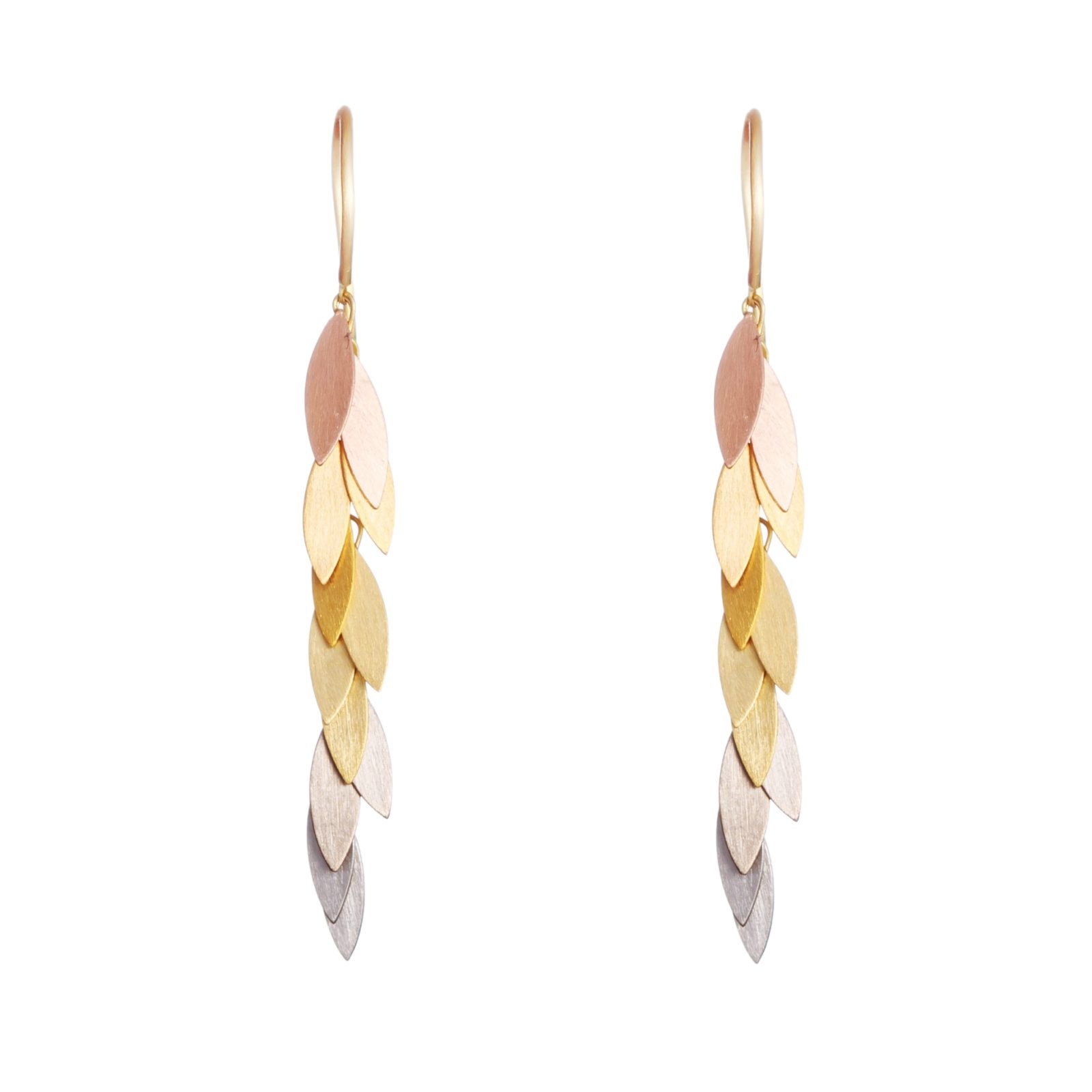 sia taylor Rainbow Leaf Earrings