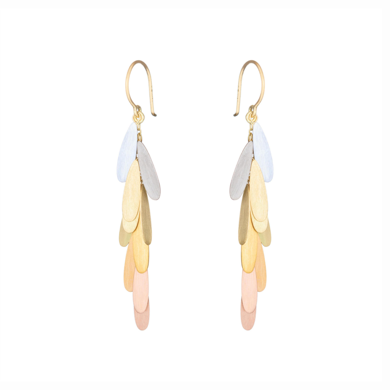 sia taylor Rainbow Long Daisy Earrings