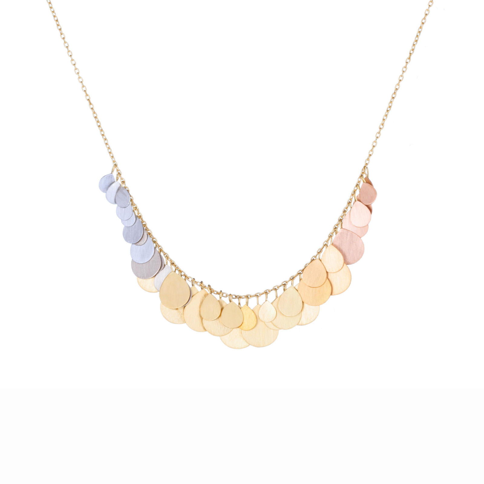 sia taylor Rainbow Petals Arc Necklace